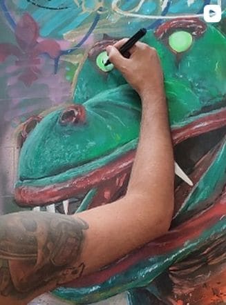 Detalle de una obra en proceso